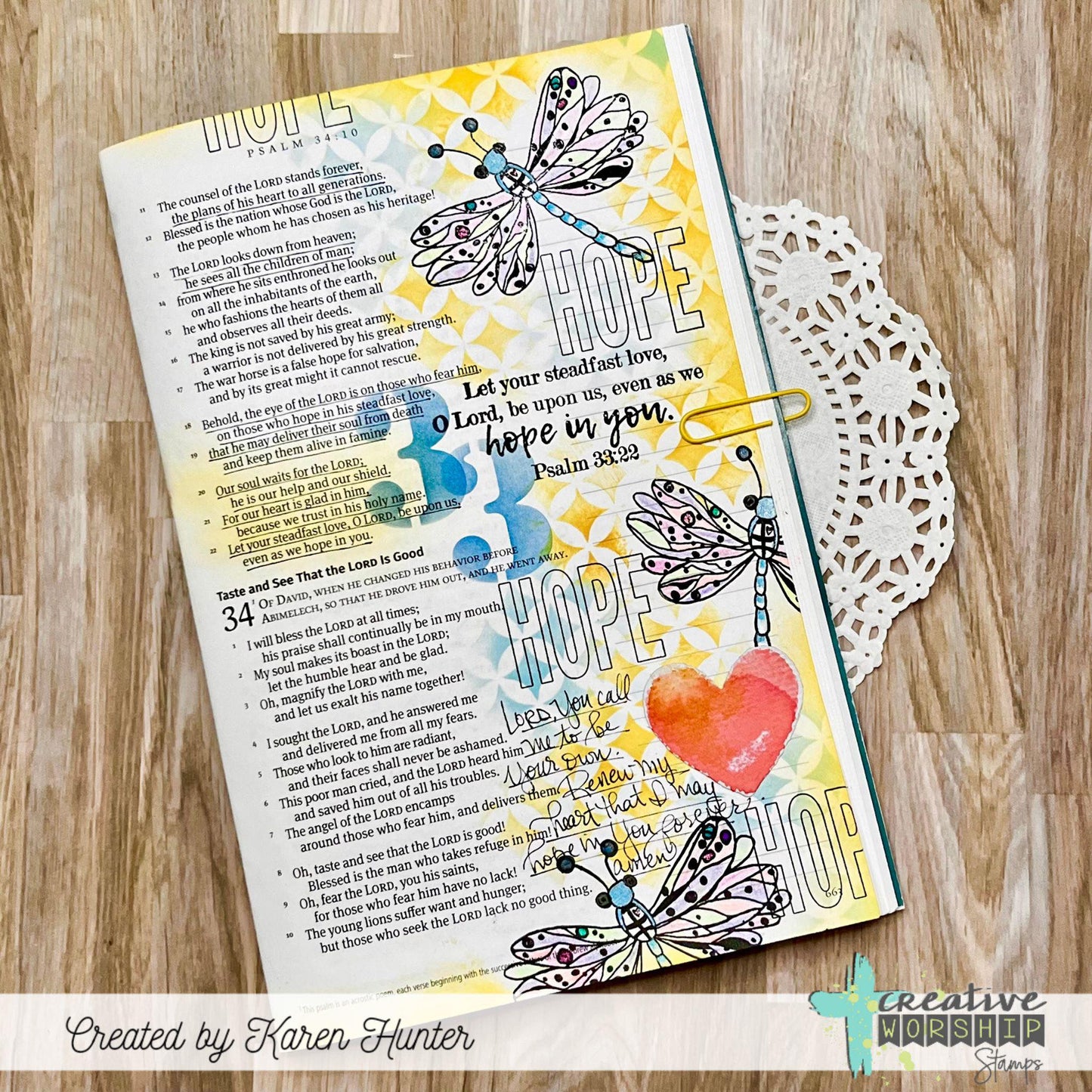Funky Flutters Clear Stamp Set