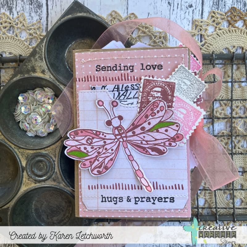 Funky Flutters Clear Stamp Set