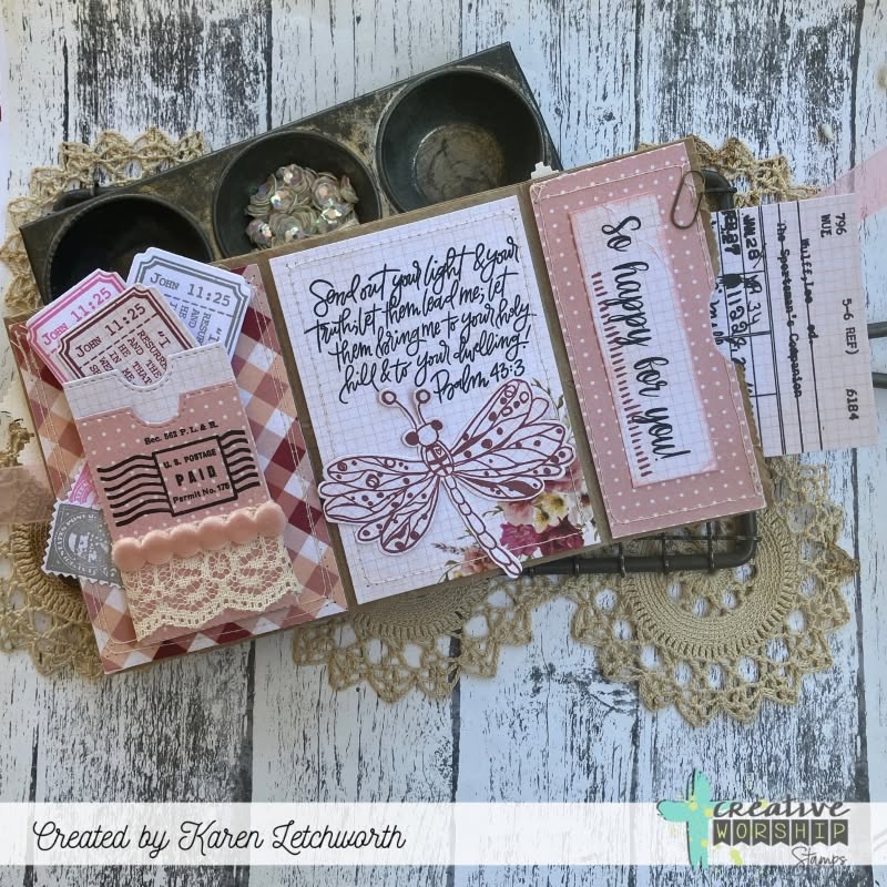 Funky Flutters Clear Stamp Set