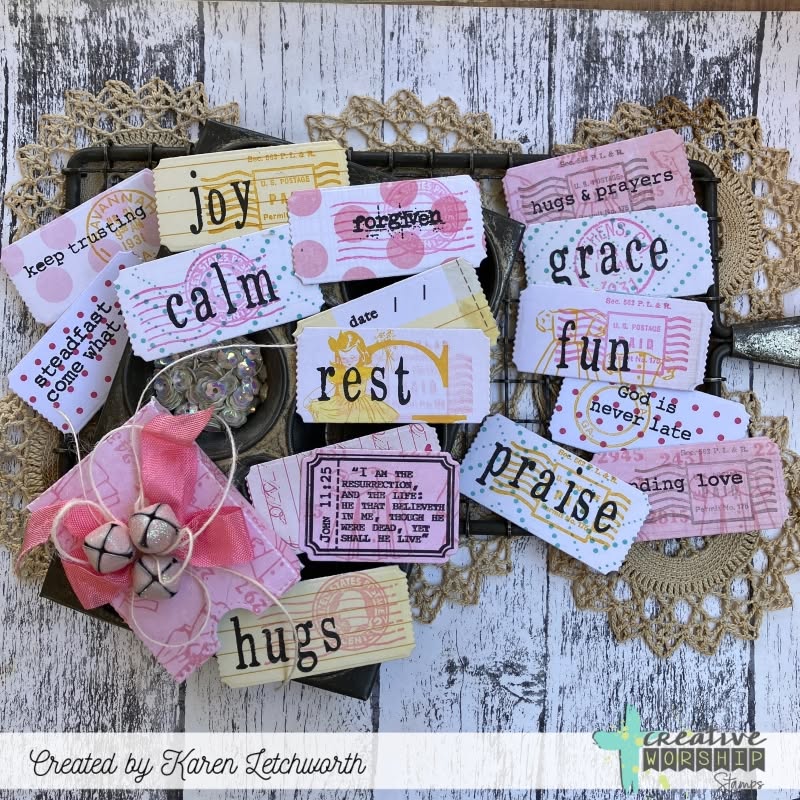 Vintage Postage Clear Stamp Set