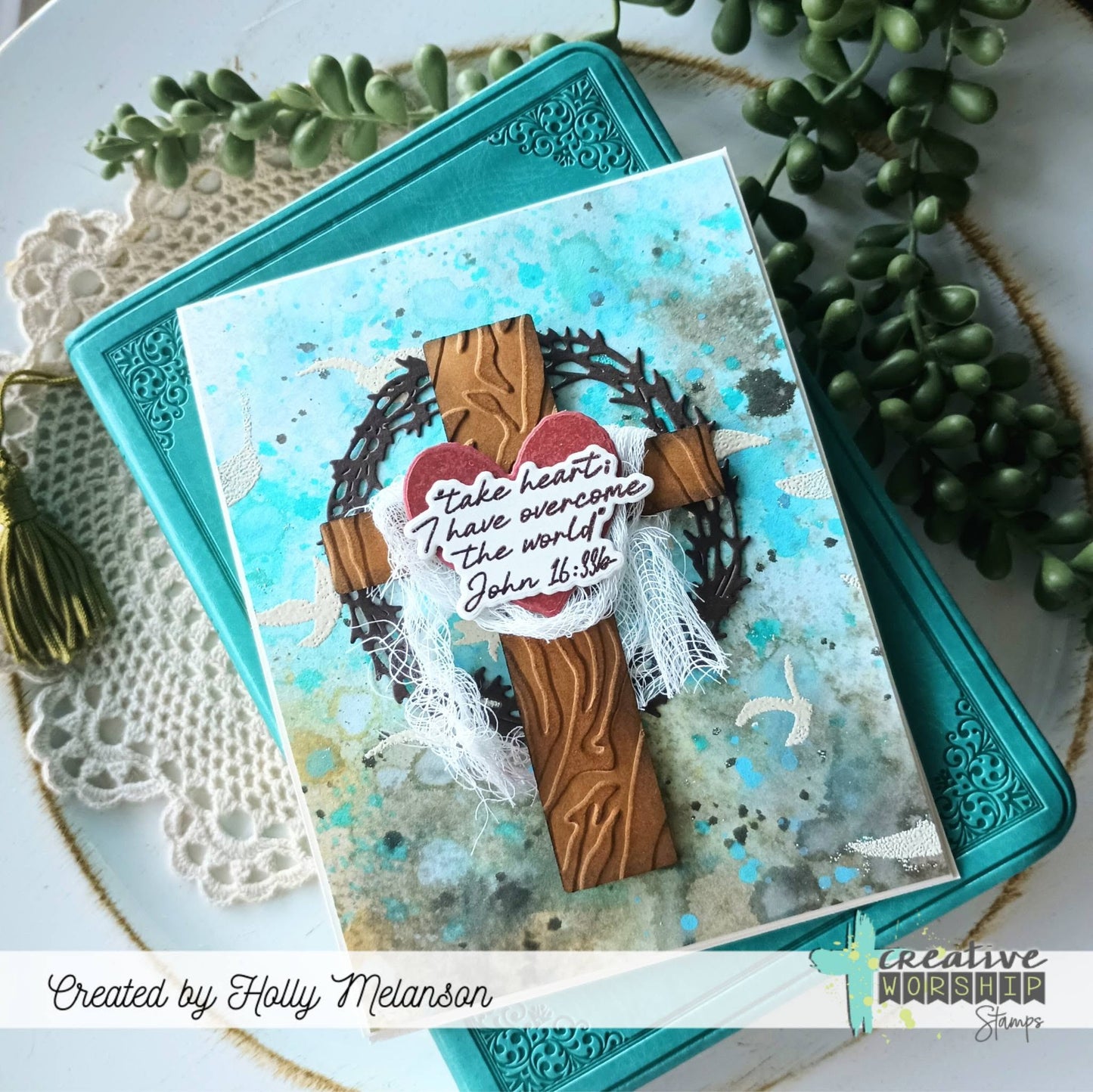 God So Loved Clear Stamp Set