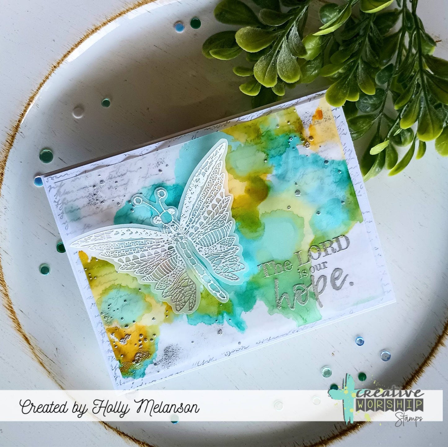 Funky Flutters Clear Stamp Set