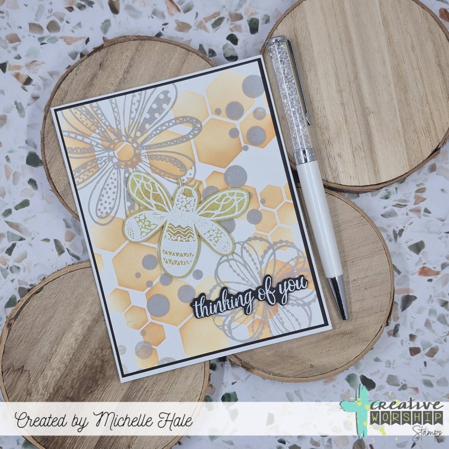 Funky Florals Clear Stamp Set