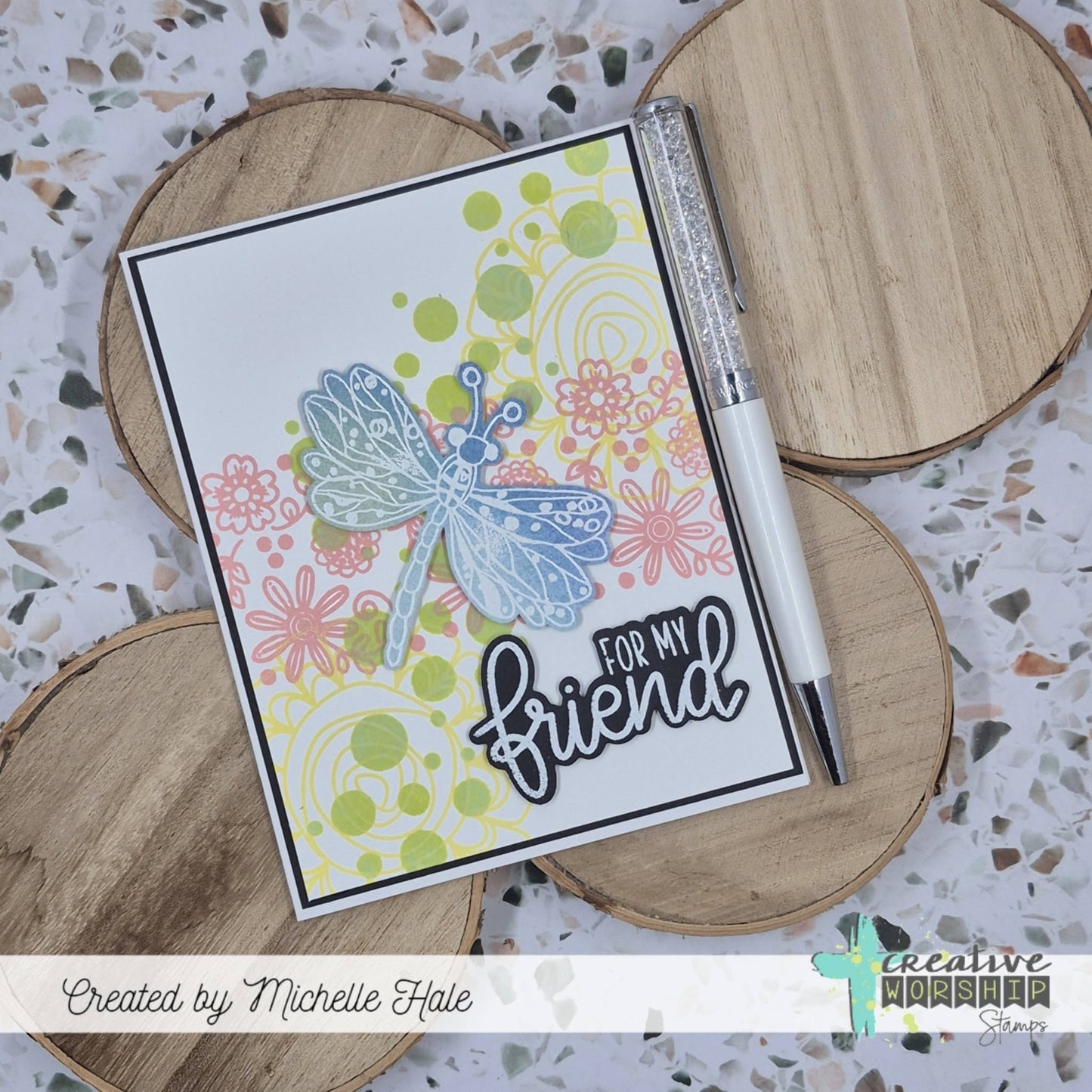 Funky Florals Clear Stamp Set