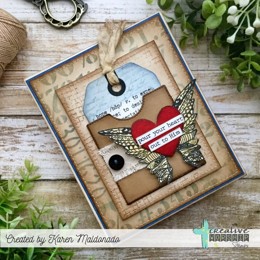 Funky Flutters Clear Stamp Set