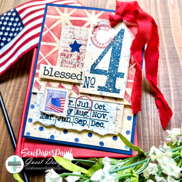 Vintage Snippets Clear Stamp Set