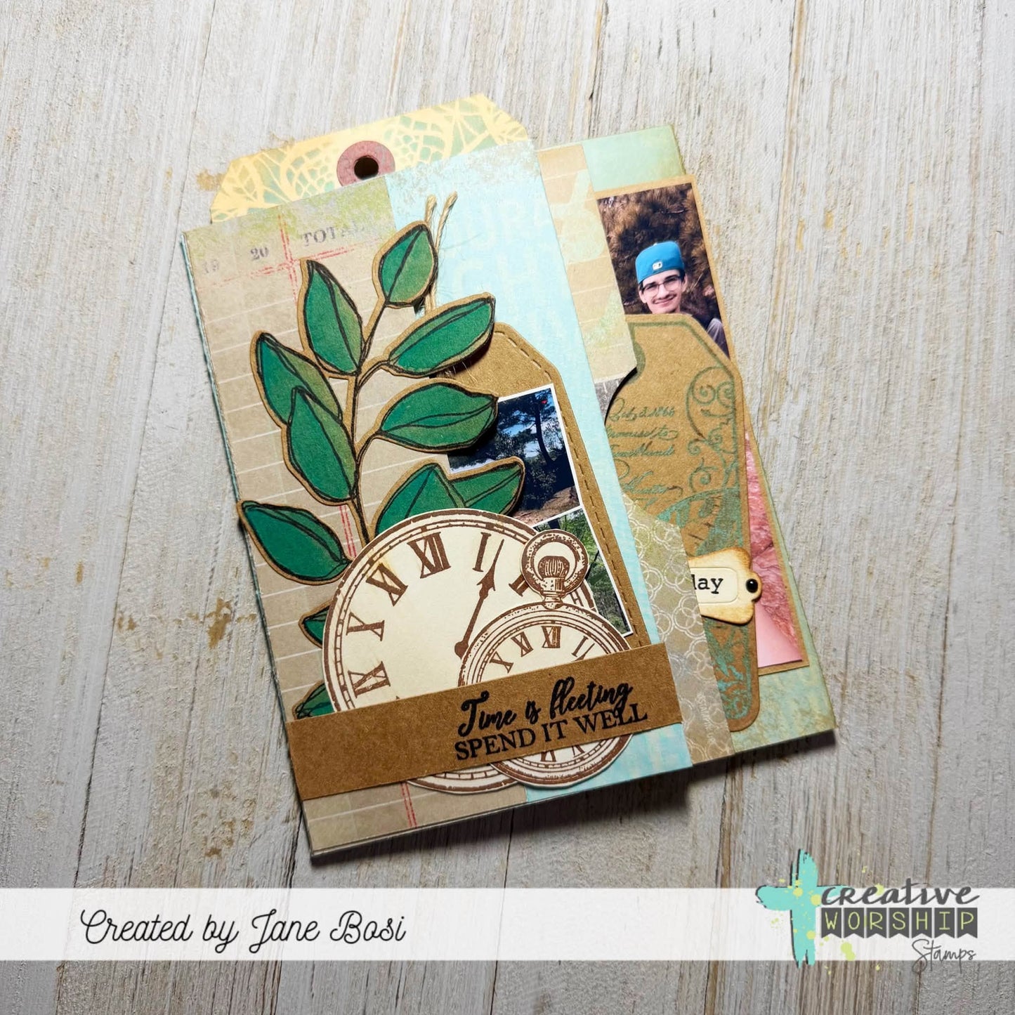 Peaceful Botanicals Clear Stamp Set