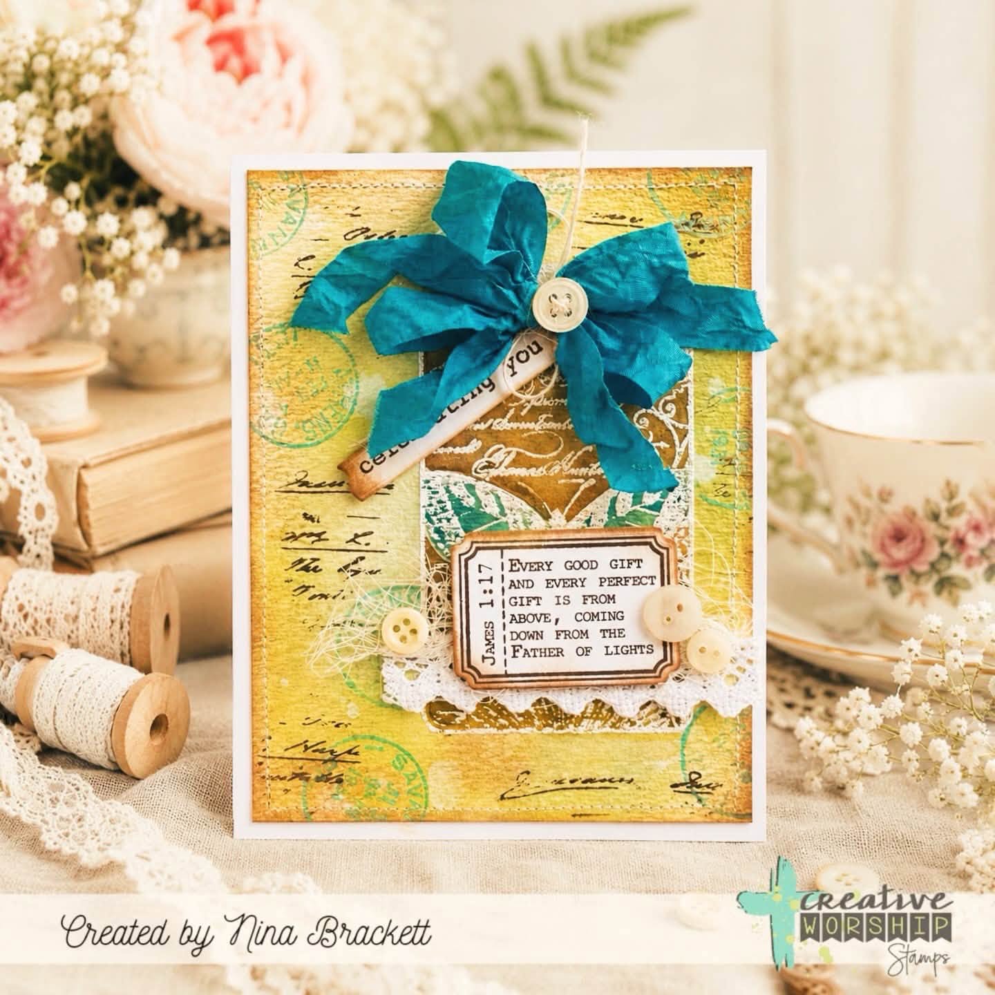 Vintage Postage Clear Stamp Set