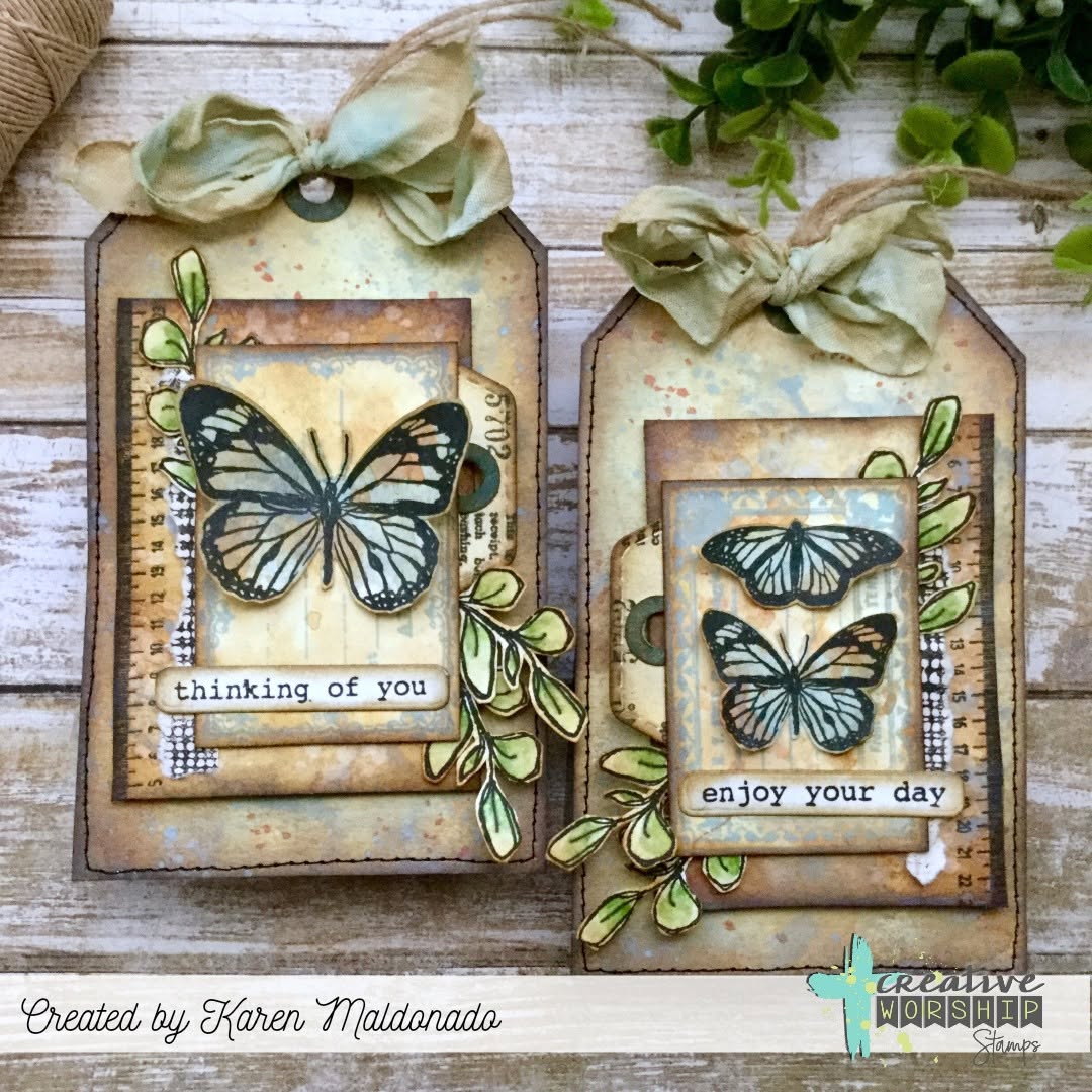 Vintage Snippets Clear Stamp Set