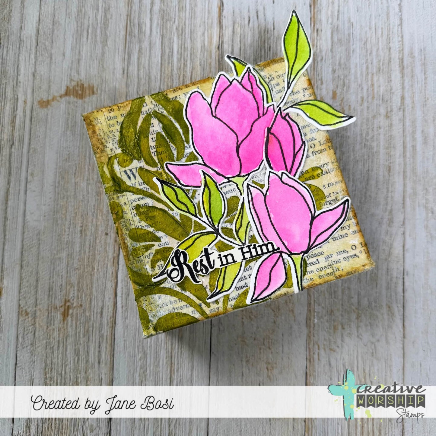 Mindful Magnolias Clear Stamp Set