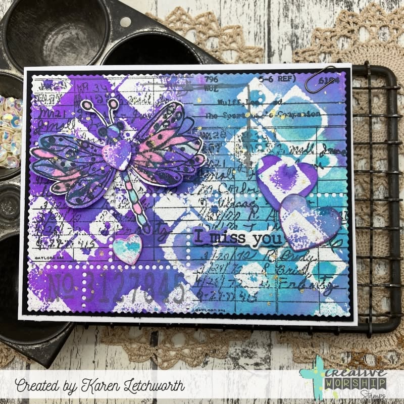 Funky Flutters Clear Stamp Set