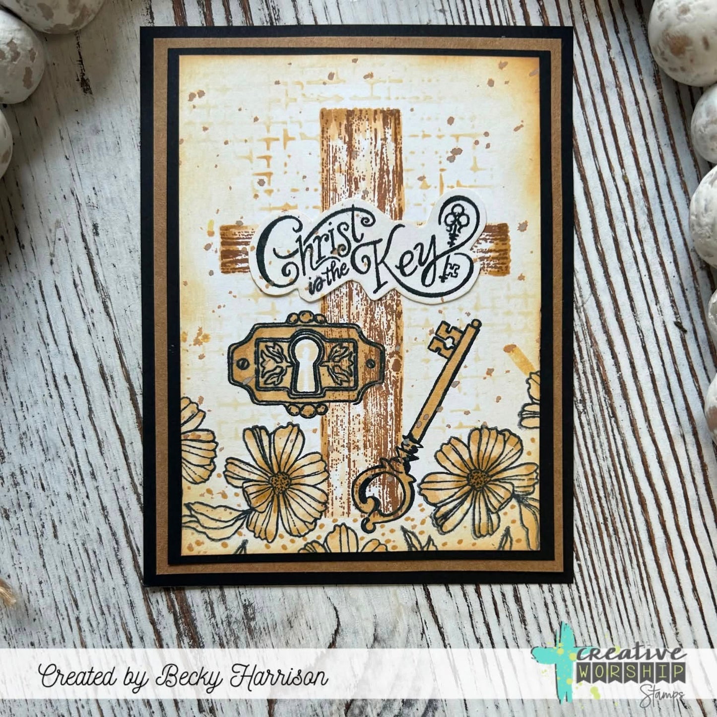 God So Loved Clear Stamp Set