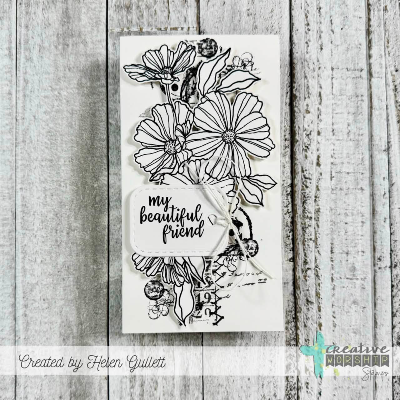 Vintage Snippets Clear Stamp Set