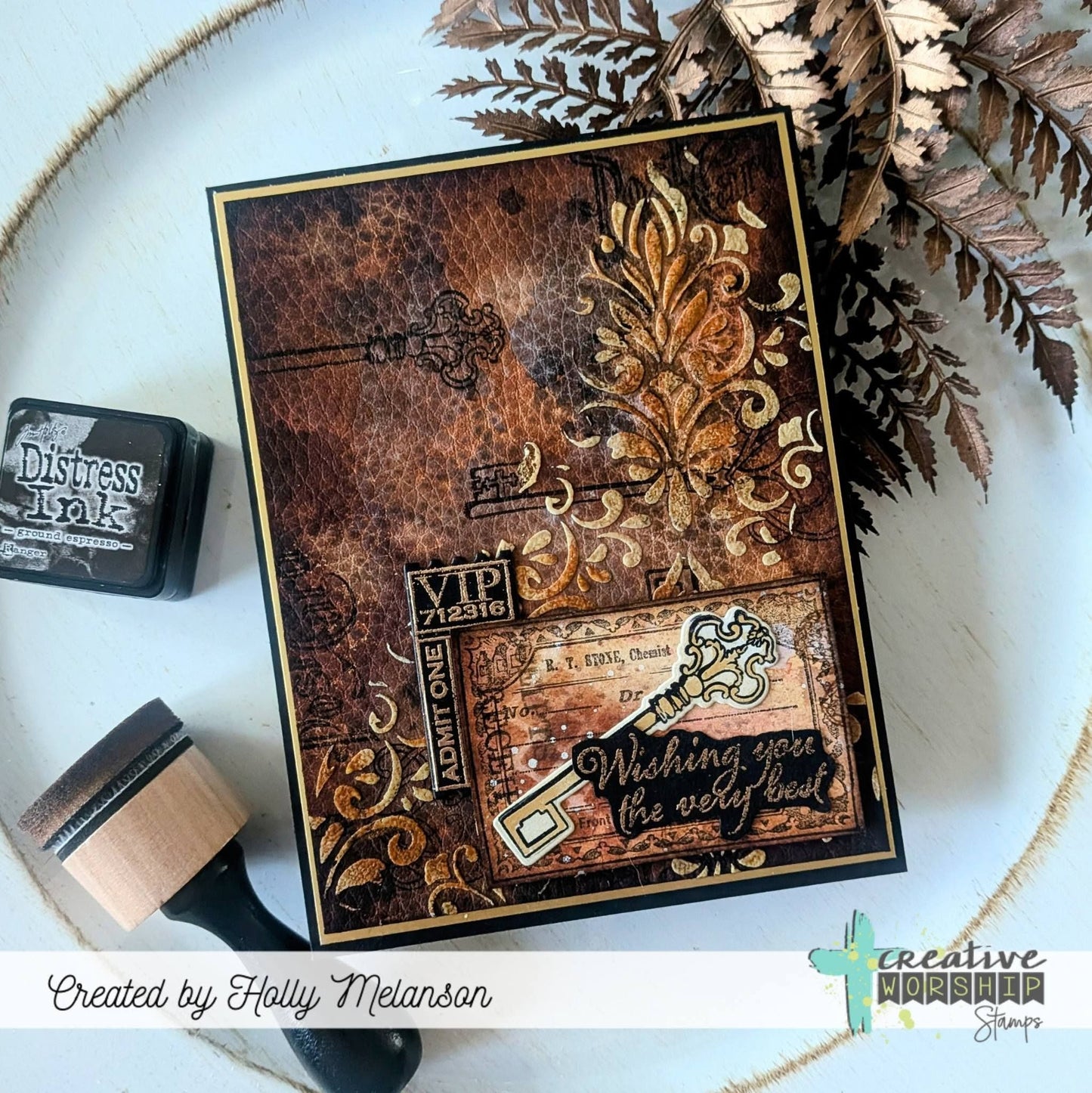 Damask Pattern Stencil