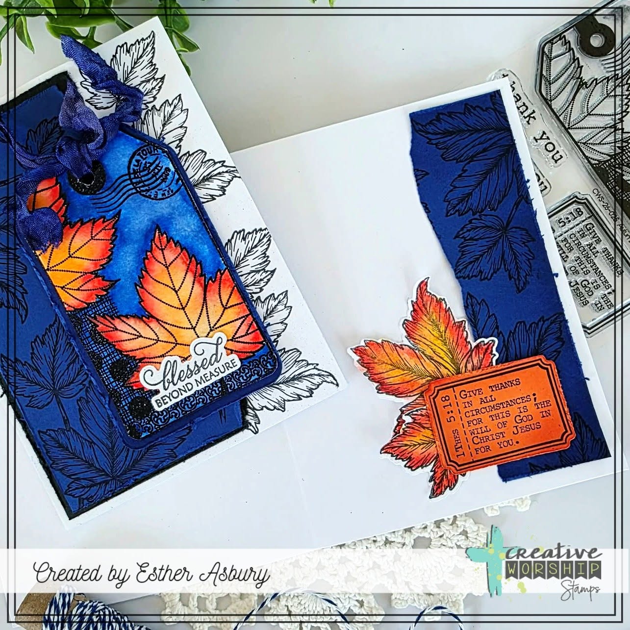 Colors of Fall Stamp & Die Bundle