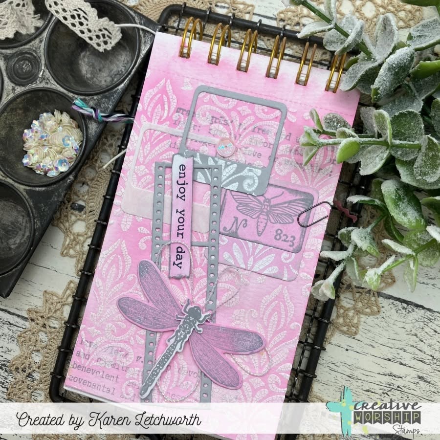Damask Pattern Stencil