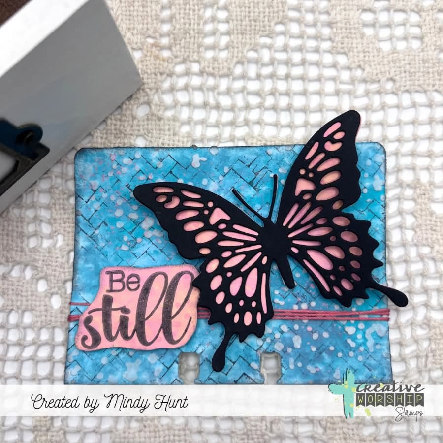 Basket Weave Clear Stamp