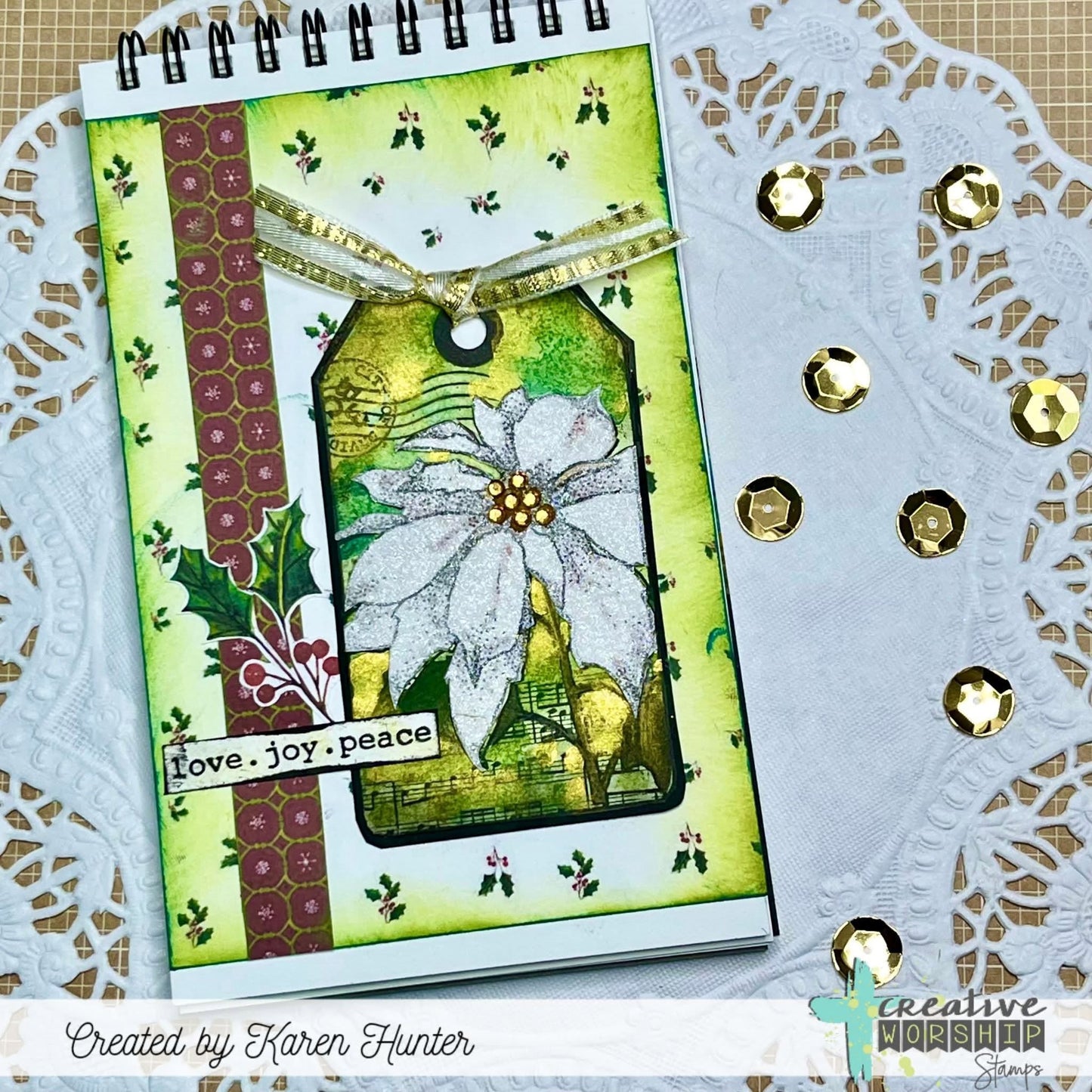 Candy Canes & Holly Printable PDF