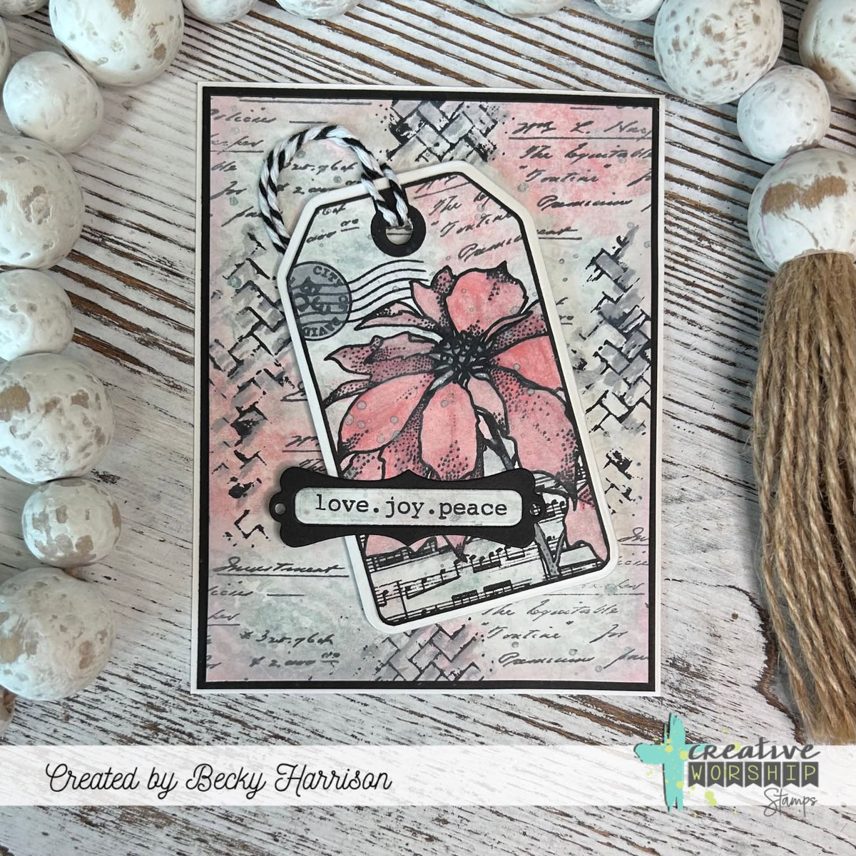 Basket Weave Clear Stamp