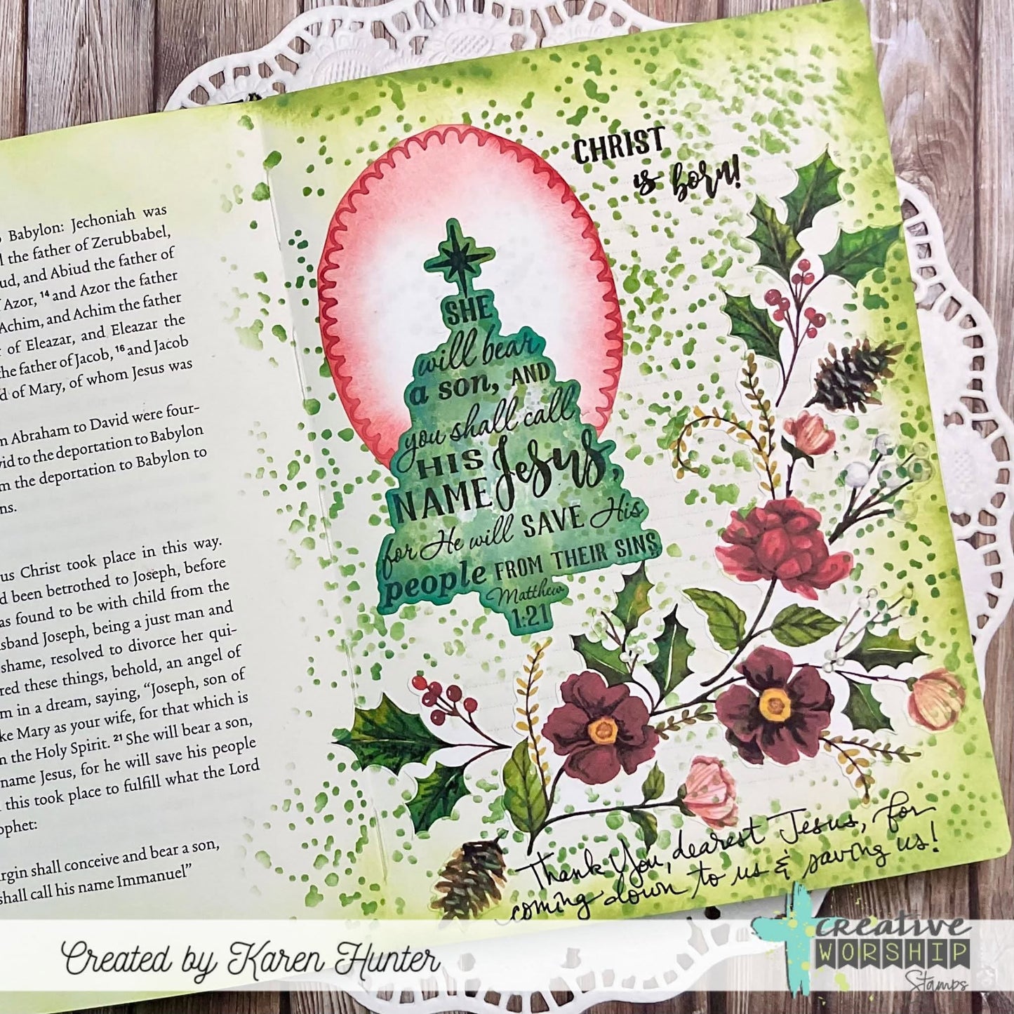 Candy Canes & Holly Printable PDF