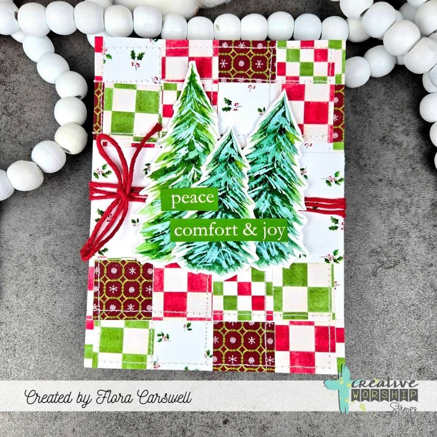 Candy Canes & Holly Digital Paper Pack PDF