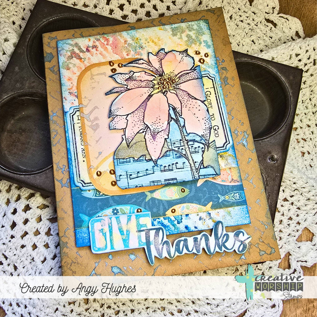 Basket Weave Clear Stamp