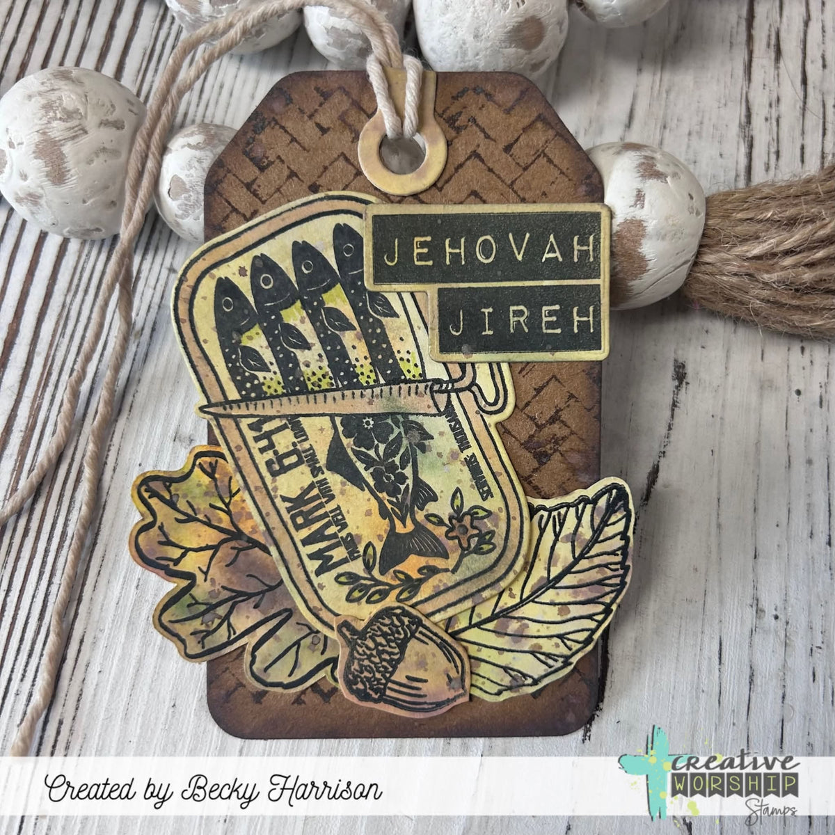Basket Weave Clear Stamp