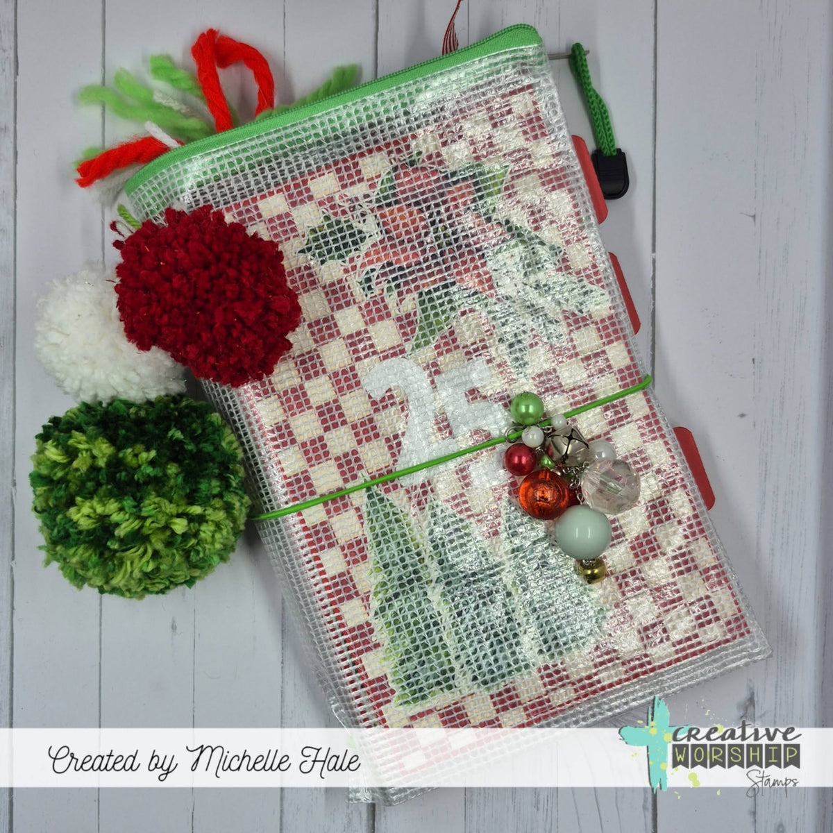 Candy Canes & Holly Digital Paper Pack PDF