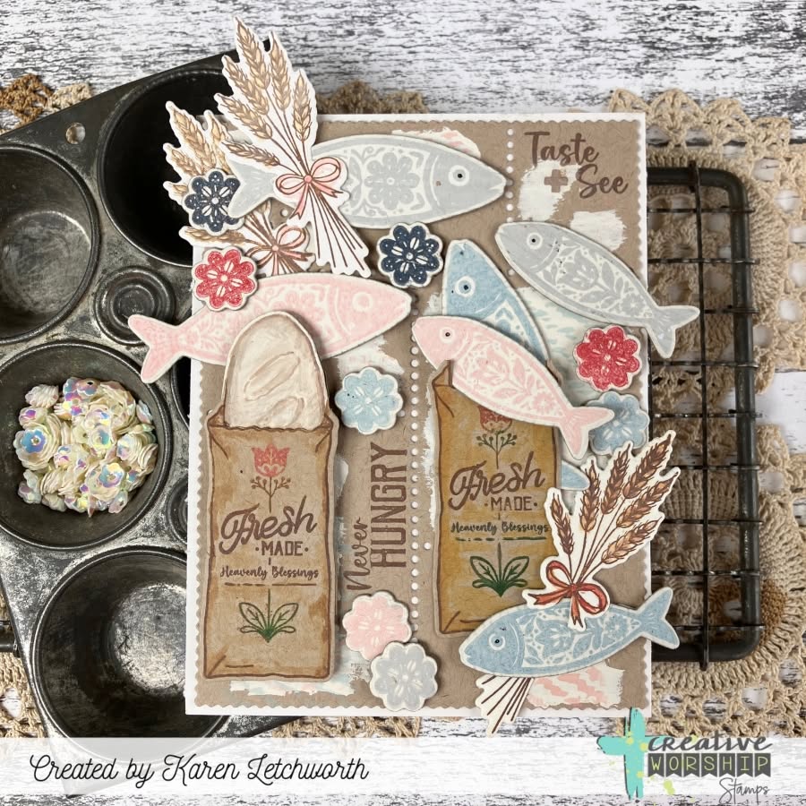 Loaves & Fishes Clear Stamp Set