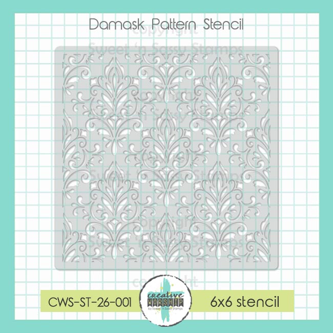 Damask Pattern Stencil