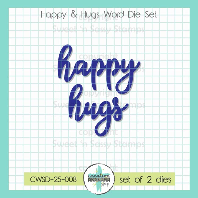 Happy & Hugs Word Die Set