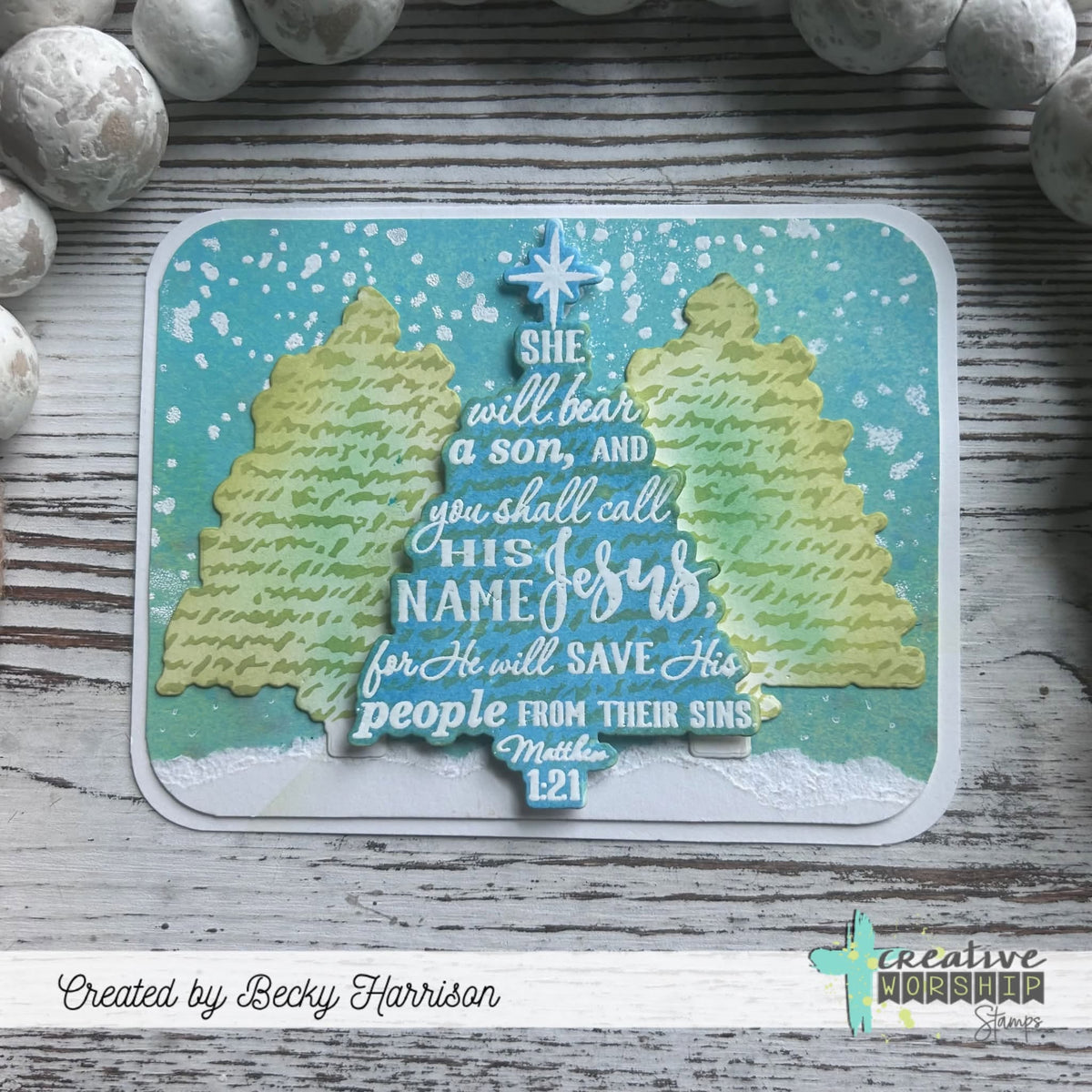 Scripture Tree Clear Stamp