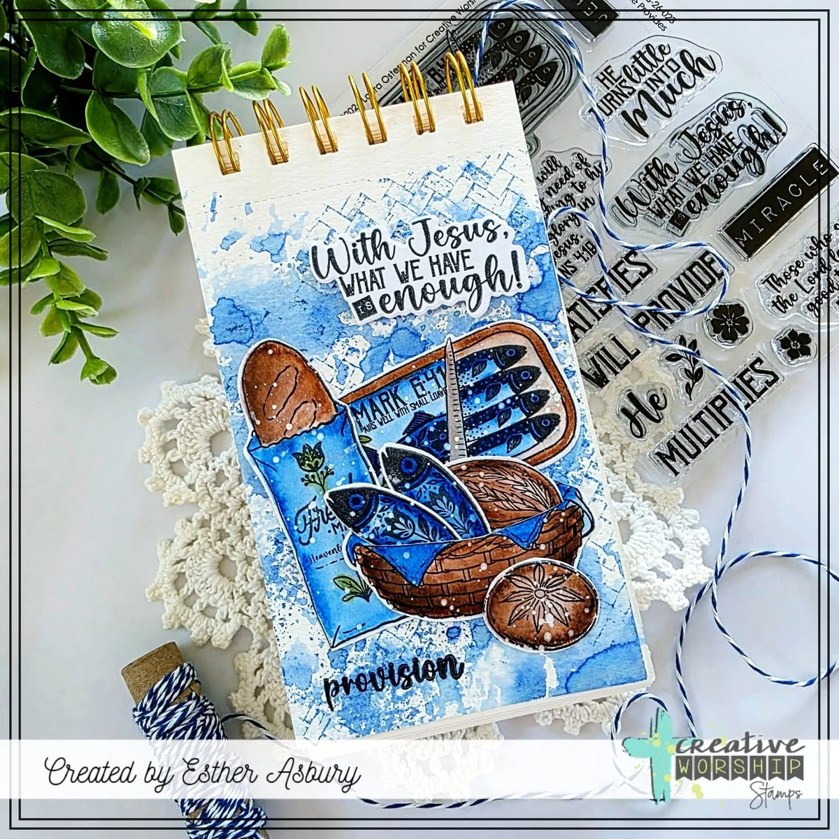Basket Weave Clear Stamp