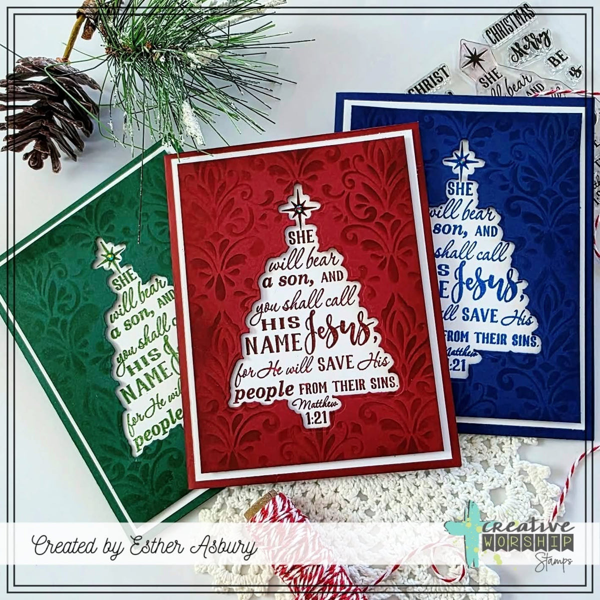 Scripture Tree Stamp & Die Bundle