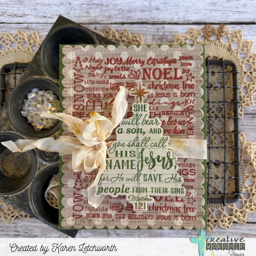Scripture Tree Clear Stamp