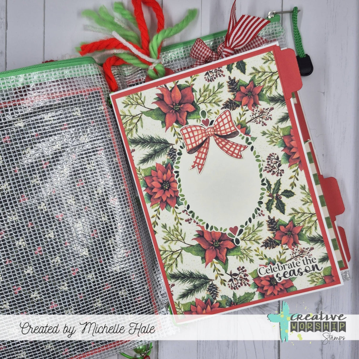 Candy Canes & Holly Digital Paper Pack PDF
