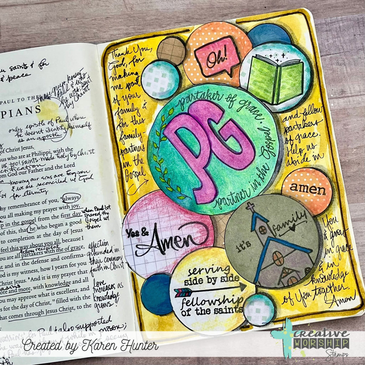 Sermon Notes Clear Stamp Set