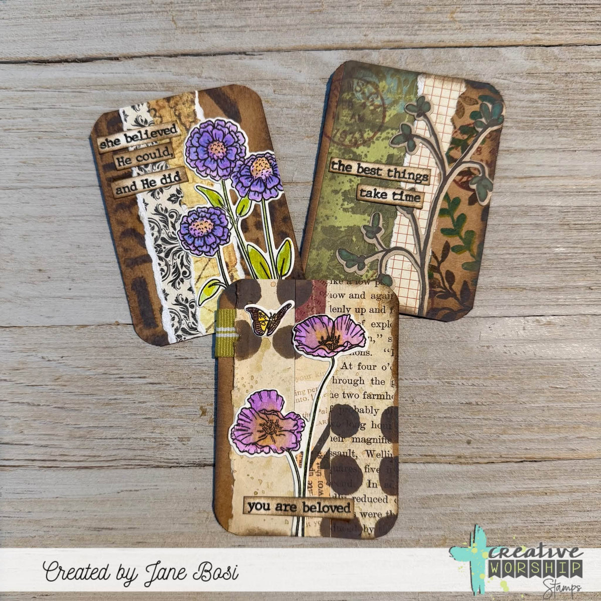 Worshipful Wordfetti Clear Stamp Set