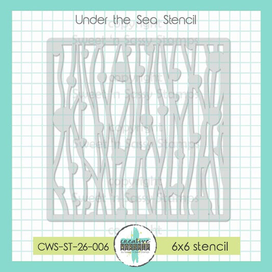 Under the Sea Stencil