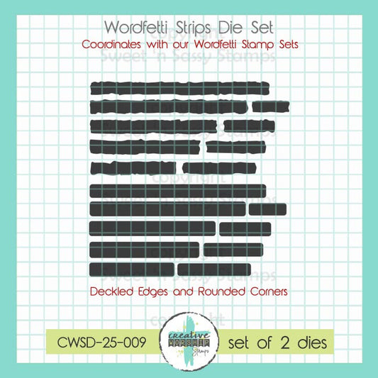 Wordfetti Strips Die Set
