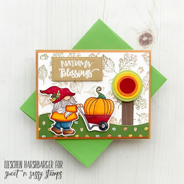 Fall Background Clear Stamp