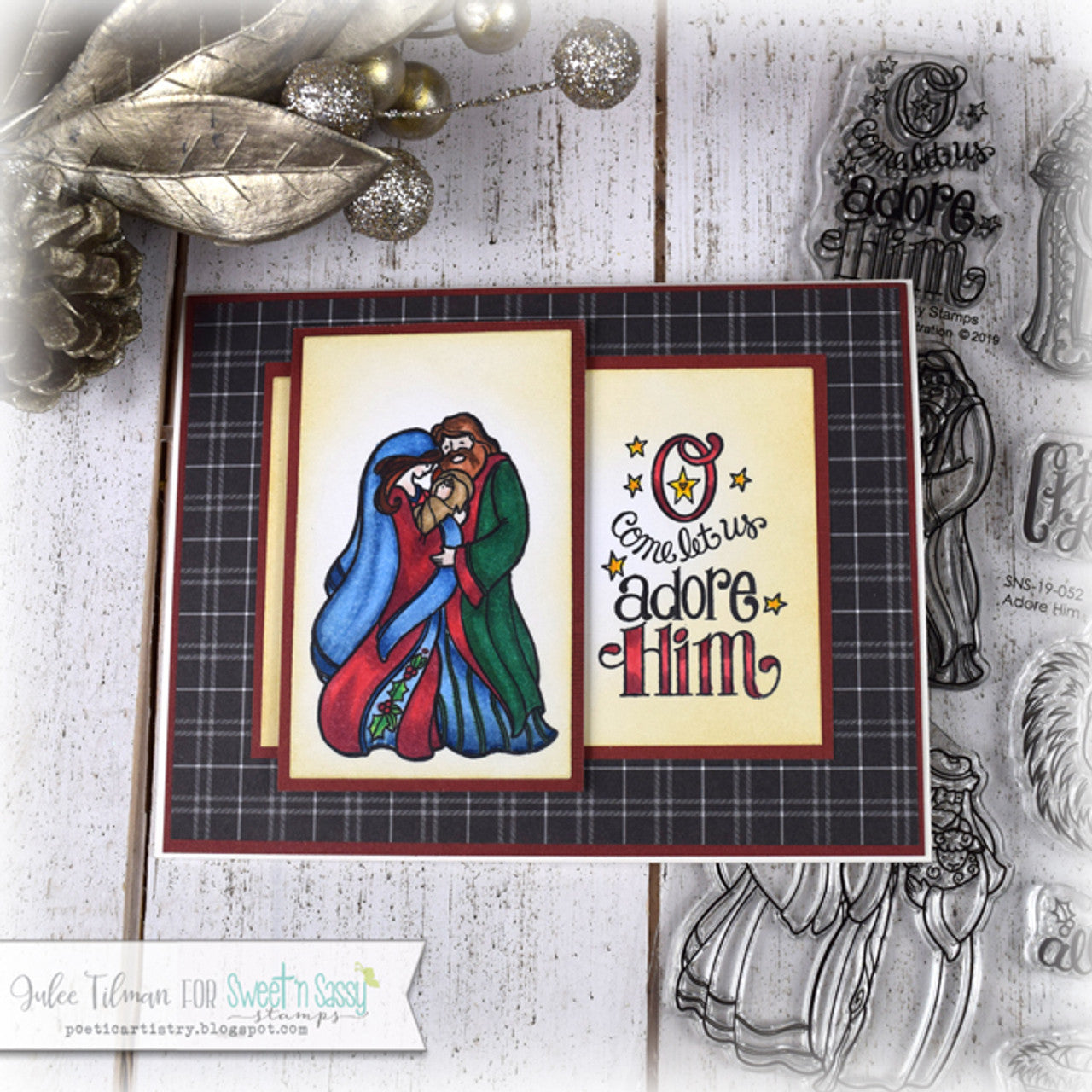 Adore Him Clear Stamp Set