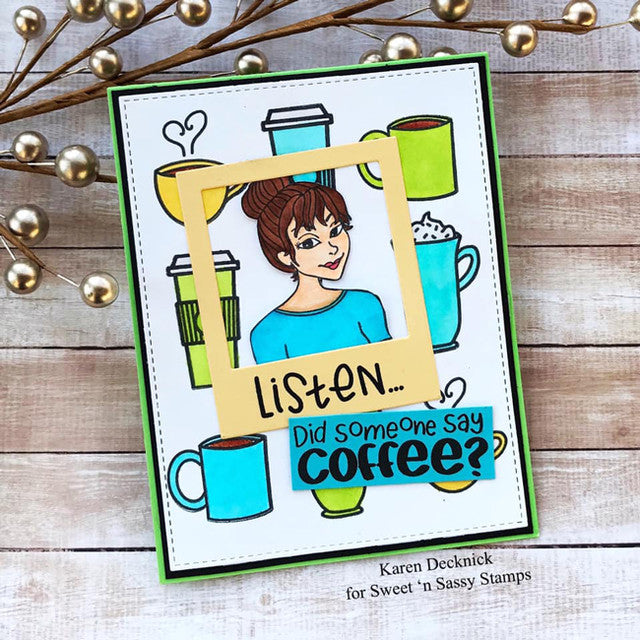 Coffee Talk Clear Stamp Set