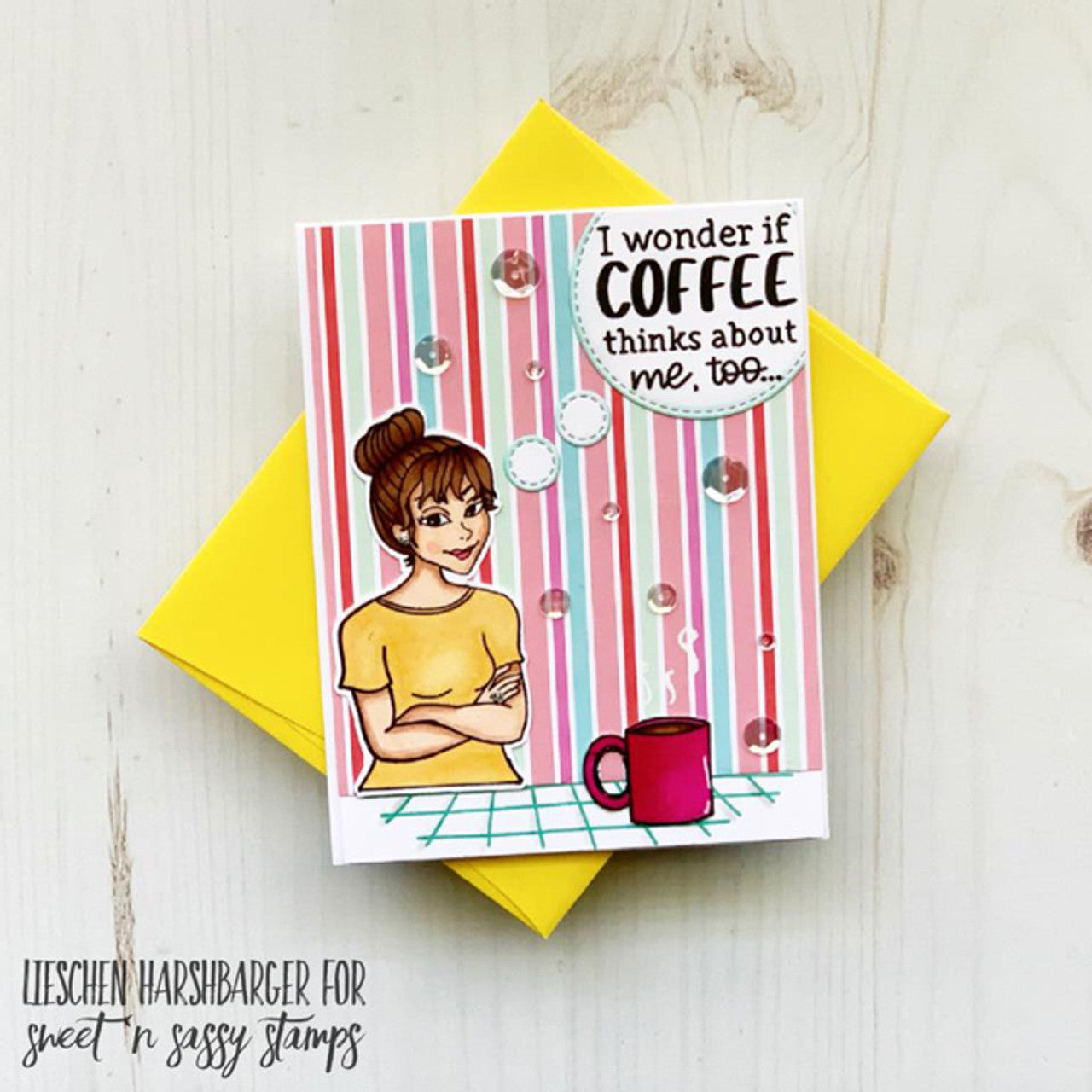 Coffee Talk Clear Stamp Set