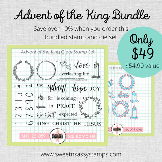 Advent of the King Stamp & Die Bundle