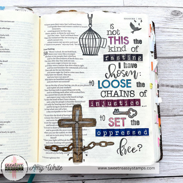 Freedom in Christ Clear Stamp Set