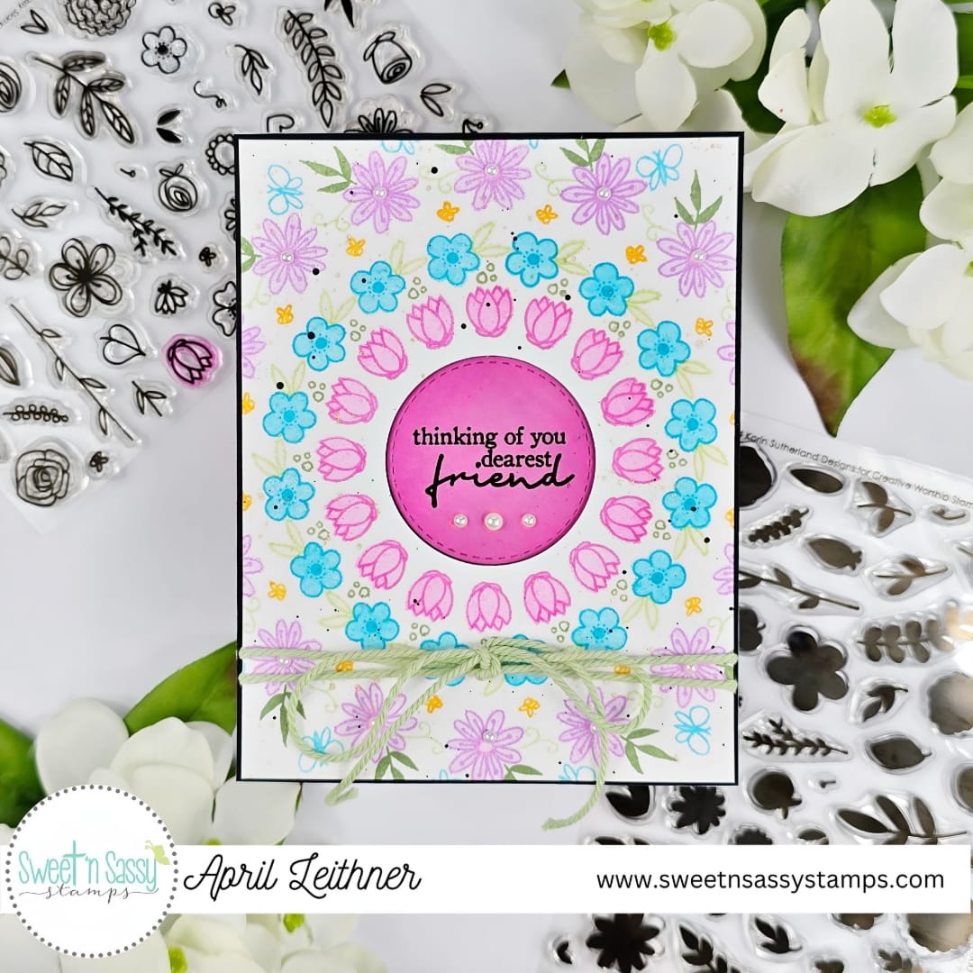 Itty Bitty Blossoms Clear Stamp Set