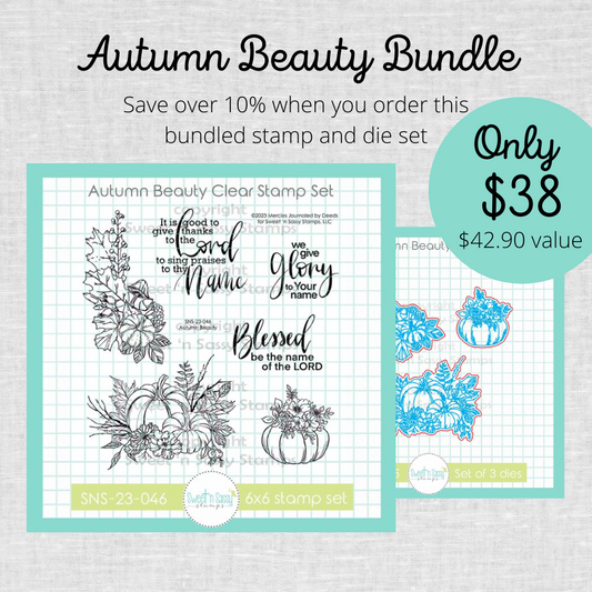 Autumn Beauty Stamp & Die Bundle