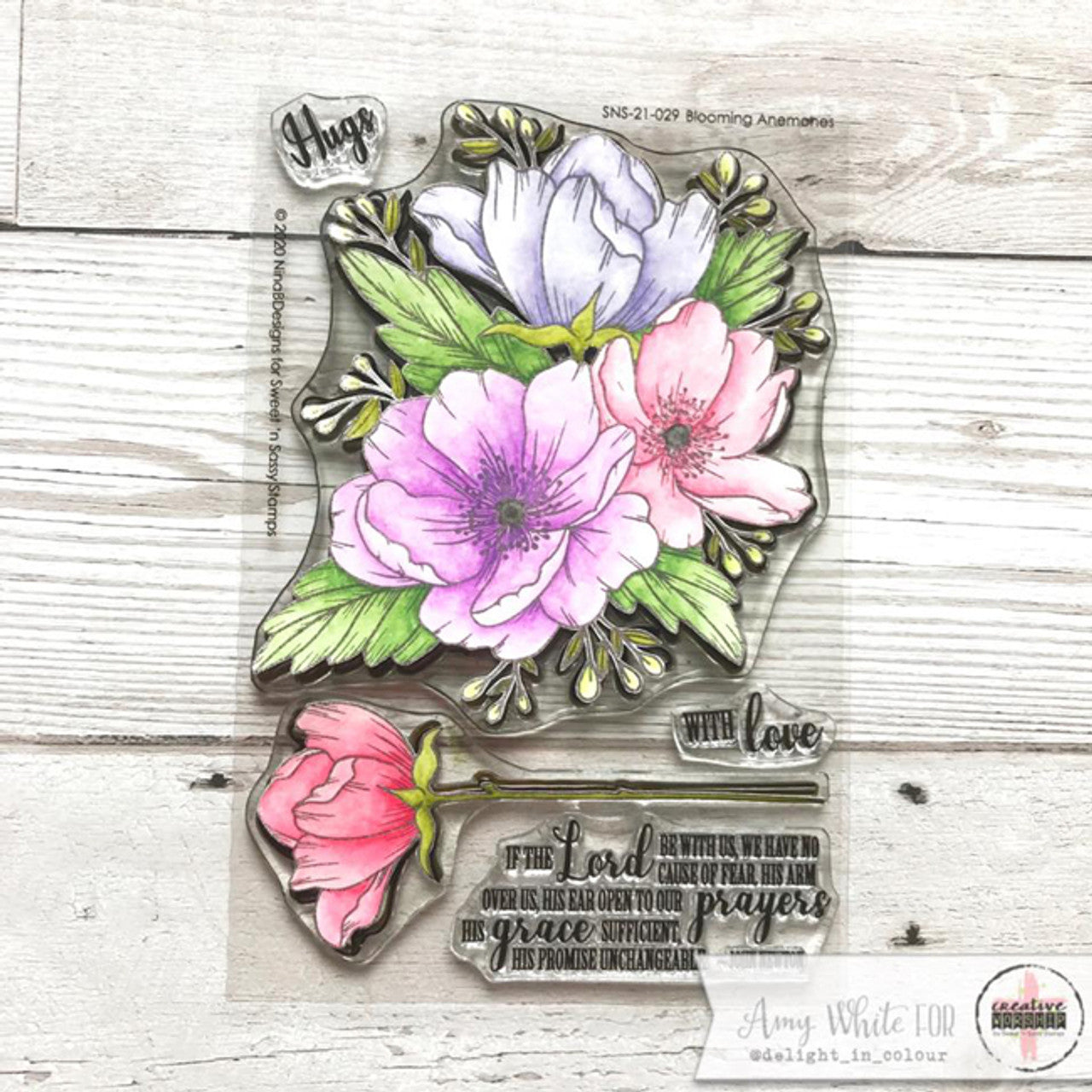 Blooming Anemones Clear Stamp Set