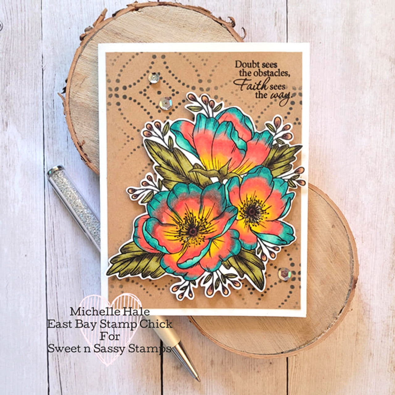 Blooming Anemones Clear Stamp Set